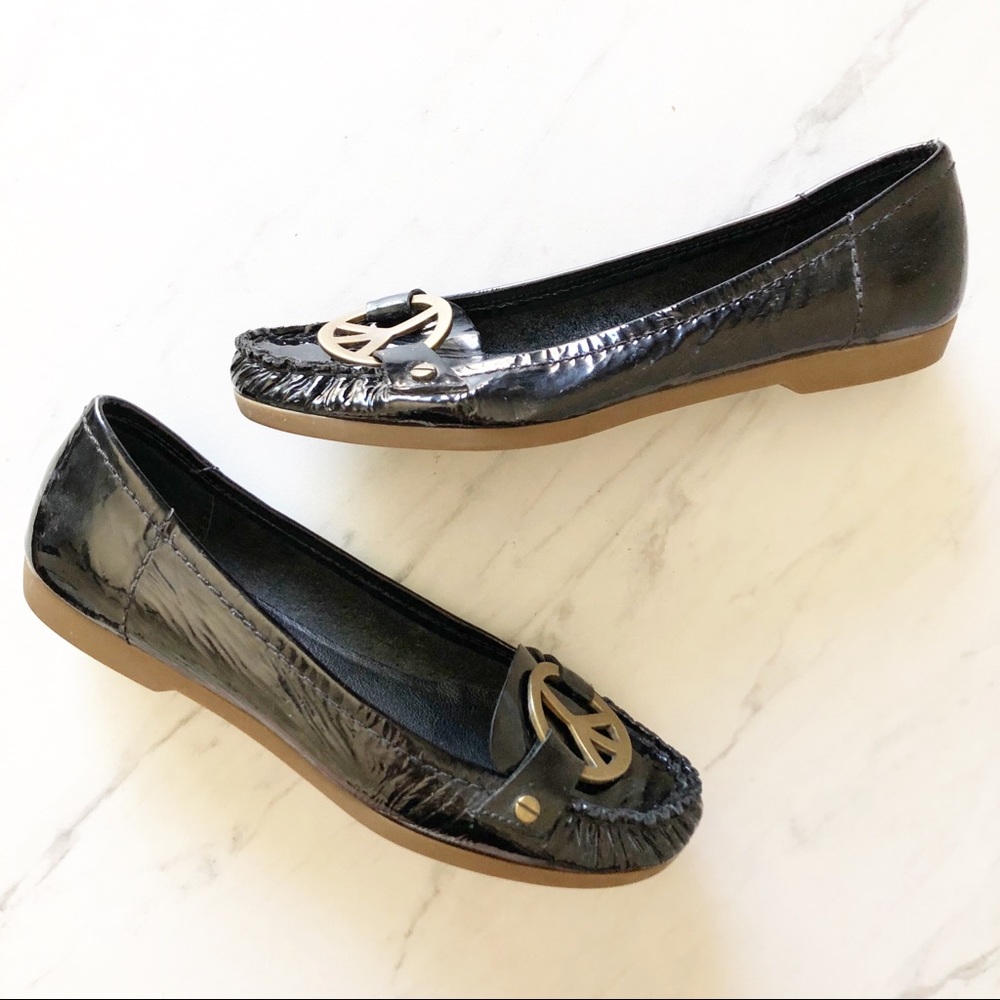 KORS Michael Kors Size 6 Peace Sign Flats - Picture 4 of 5